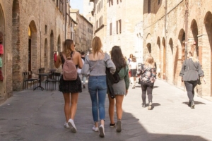 Day Tour from Florence: Medieval Tuscany & Chianti Wine Experience – Certaldo, San Gimignano & Volterra (Small Group)