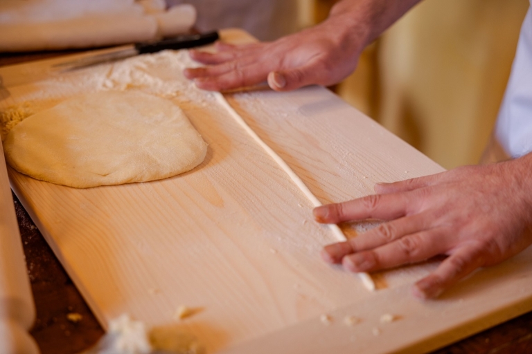 Pasta & Gelato Cooking Class in a Private Tuscan Village in Chianti with Lunch & Wine