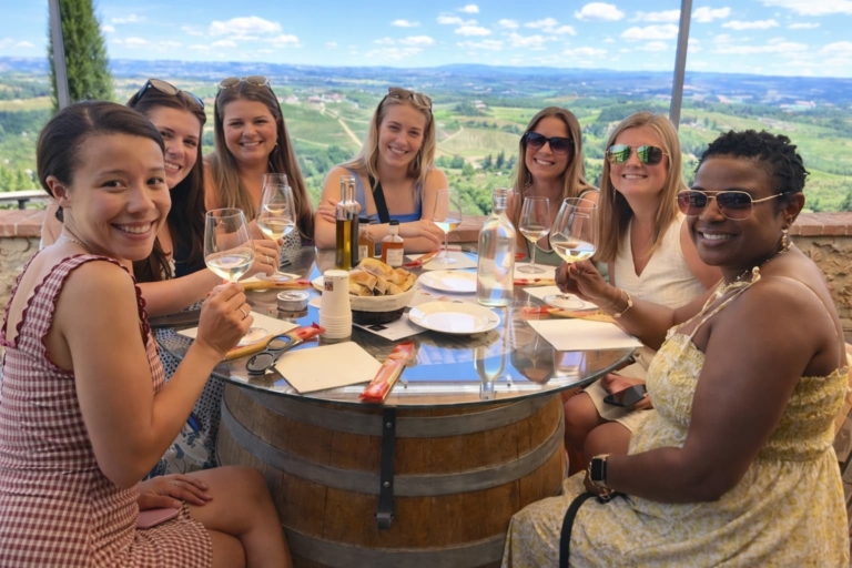Day Tour from Florence: Chianti Wine Tour with Two Wineries, Tastings & San Gimignano Visit (Small Group)