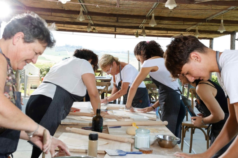 Cooking Class in Chianti Classico with Wine Tasting, Cellar & Vineyard Tour