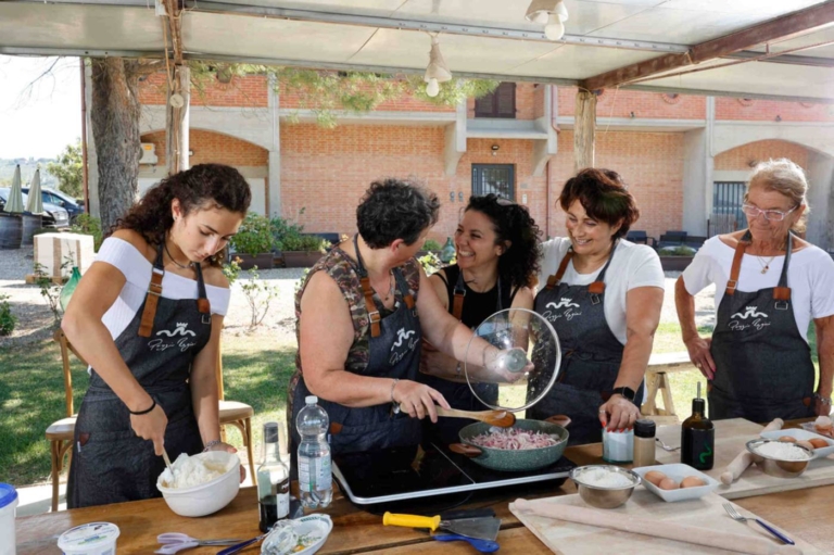 Cooking Class in Chianti Classico with Wine Tasting, Cellar & Vineyard Tour
