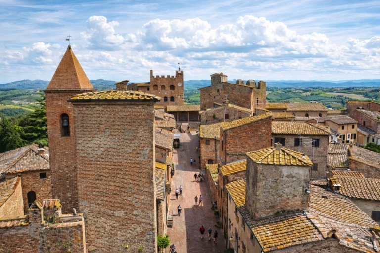 Day Tour from Florence: Medieval Tuscany & Chianti Wine Experience – Certaldo, San Gimignano & Volterra (Small Group)